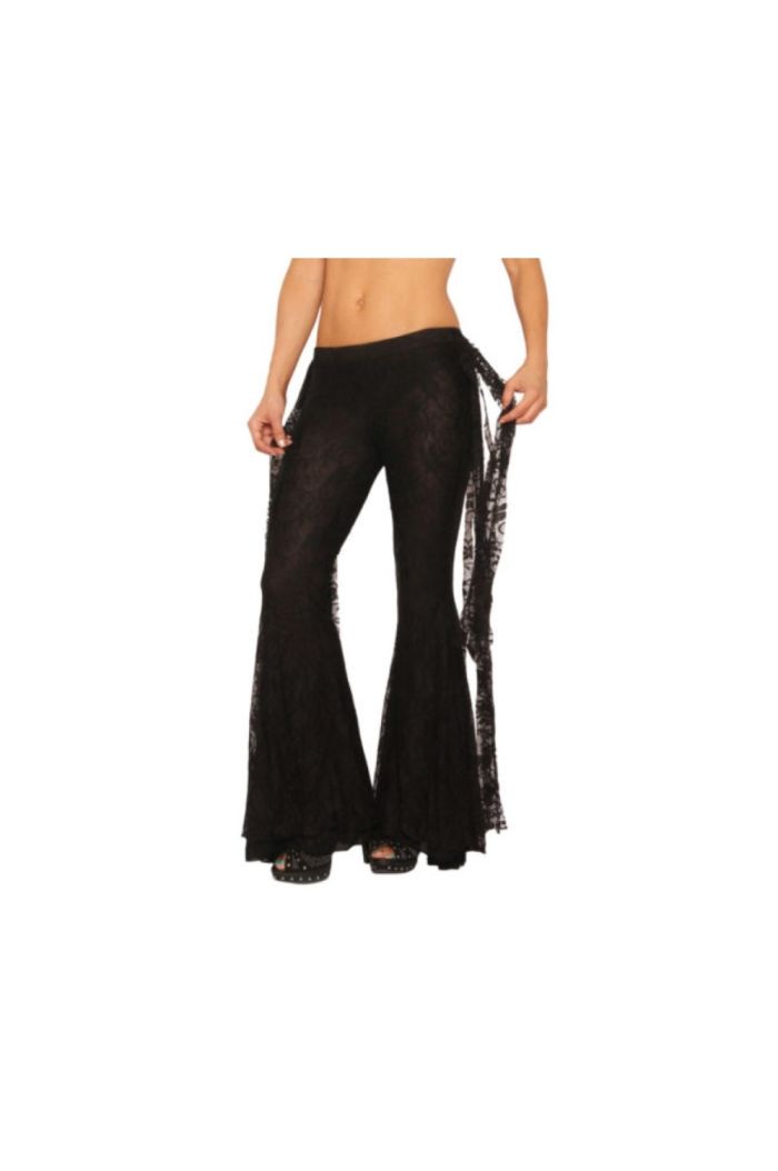 LACE BELLBOTTOM PANTS W/LINING
