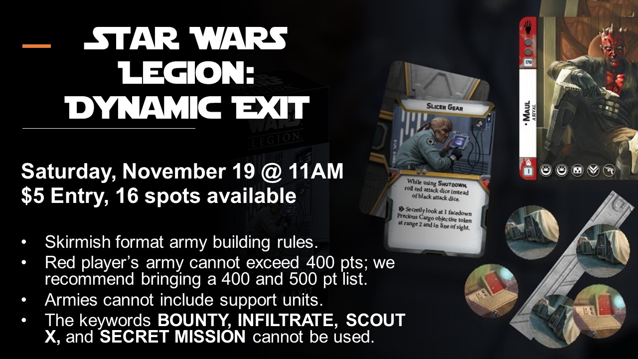 Star Wars Legion: Dynamic Exit